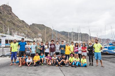 Concentración de la Federación Insular de Vela en el RCNT Concentración de la Federación Insular de Vela en el RCNT