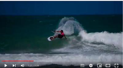  Copa del Mundo de kitesurf. El rider del Club Náutico Sevilla Matchu Lopes, cuarto en Taiba (Brasil).