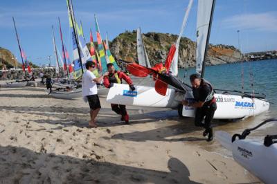 Doble exito de Fernando Lamadrid en la regata Sines de la clase catamaran Doble exito de Fernando Lamadrid en la regata Sines de la clase catamaran