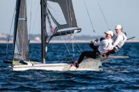 Echegoyen y Barceló, terceras antes la última jornada del europeo de 49er FX