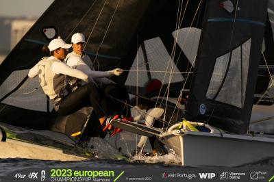 Echegoyen y Barceló recuperan la plata provisional en el europeo de 49er FX