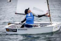 El alicantino Alejandro Valero se hace con el liderato del Nacional de Optimist 