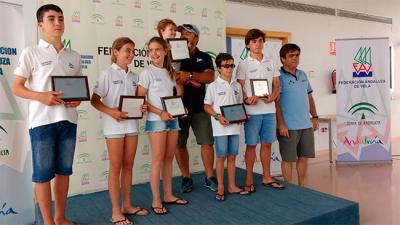 El CN Puerto Sherry se proclama campeón de Andalucía por Equipos de Optimist 2018