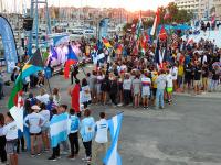 El desfile de naciones levanta el telón del Campeonato del Mundo de Techno en Puerto Sherry