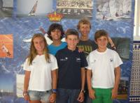 El equipo de optimist del RCN de Vigo se proclamaba el pasado fin de semana campeón de España