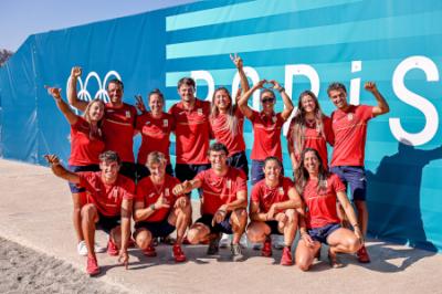 El equipo olímpico español de vela toma posesión de la Marina Olímpica El equipo olímpico español de vela toma posesión de la Marina Olímpica
