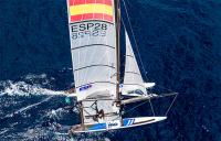 El ESP Sailing Team en puestos de podio en 49er y Nacra 17 en Lanzarote