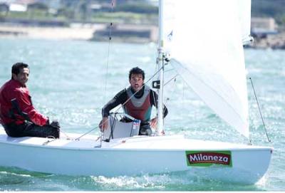 El fuerte viento fue el plato del día en el Trofeo Milaneza celebrado el pasado fin de semana en aguas de Leixoes El fuerte viento fue el plato del día en el Trofeo Milaneza celebrado el pasado fin de semana en aguas de Leixoes