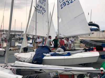 El primer campeonato de Europa Mixto de Snipe se salvo en extremis El primer campeonato de Europa Mixto de Snipe se salvo en extremis
