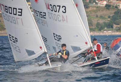 El Real Club de Mar Aguete acoge estos días el Campeonato Gallego de vela clase Laser - Trofeo Concello de Marín