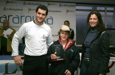El regatista del Real Club Náutico de Vigo Pedro Martínez gana el Trofeo Caixa Galicia con 4 primeros el último día