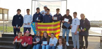 El tarraconense Castellvi y los alicantinos Sabina, Cebrian y Roper se reparten en Cadiz las Copas de España de Láser 4.7