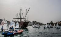 El viento deja en blanco la jornada inaugural del Campeonato de España de Optimist