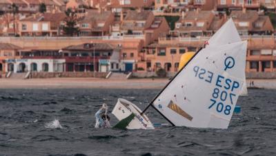 El viento hace acto de presencia en la segunda jornada del optimist en el campo de Gibraltar El viento hace acto de presencia en la segunda jornada del optimist en el campo de Gibraltar