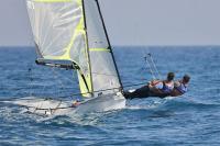 Enrique Luján y Antonio Torrado participan en el Campeonato del Mundo de 49er 