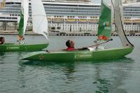 Ensayo con poco viento en el I Trofeo Internacional Iberdrola de vela paralímpica