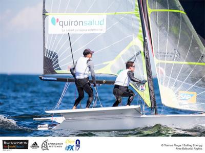 España navega en el grupo oro de los 49er España navega en el grupo oro de los 49er