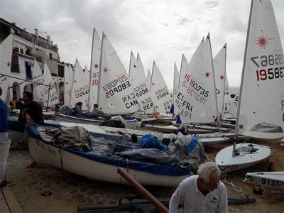 Euro Laser Masters Cup 2018. La caída del viento, hace suspender la prueba de hoy