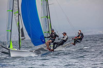 Federico y Arturo Alonso en 49er y Quicorras Urios y Filippo Binetti en FX, primeros líderes del Campeonato de España 2021 Federico y Arturo Alonso en 49er y Quicorras Urios y Filippo Binetti en FX, primeros líderes del Campeonato de España 2021