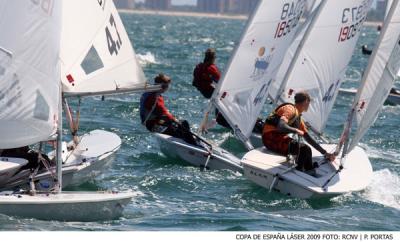 Fernando Ros, Javier Guitian y Javier García se llevan la Copa de ESpaña de Laser disputada en Valencia