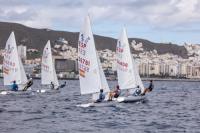 Fernández en ILCA 7,  Juell-Bergan en ILCA 6 y Bettini en IQFoil, primeros líderes de la 25º Semana Olímpica Canaria de Vela