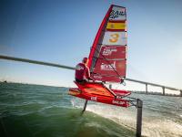 Foiling Base Cádiz calienta motores para el Campeonato de España de WASZP