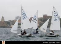 Francisco y María Palacio, ganadores en la 4ª jornada del Trofeo de Verano de vela ligera de Snipe