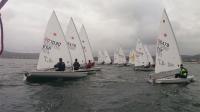 Galicia. Rafa Campelo en standard, Roberto Bermudez de Castro en radial y Jorge Tábara en 4,7 vencedores de la regata clasificatoria de laser