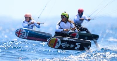 Gisela Pulido estrena el mundial de Formula Kite en el Top10