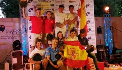 Gran actuación del Vaurien vigués en el Mundial del Lago de Como Gran actuación del Vaurien vigués en el Mundial del Lago de Como