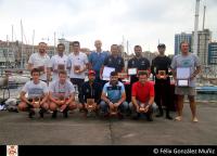 Gustavo y Rafael del Castillo, del Real Club Náutico de Gran Canaria ganadores de la Copa de España de Snipe