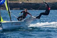 Javier Hernández firmó hoy un 1º y un 3º en el Mundial de Laser. Echávarri y Rivero siguen en posición de plaza olímpica