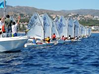 Jimenez, García, Rodríguez y Cilloniz, líderes tras la primera jornada del Andaluz de Optimist