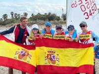 Joan Domingo levanta el título de subcampeón del Mundo de Optimist por equipos con España