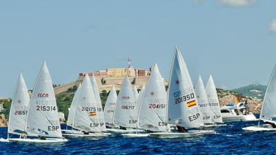Joaquín Blanco, primer líder en el Campeonato de España ILCA7 Joaquín Blanco, primer líder en el Campeonato de España ILCA7
