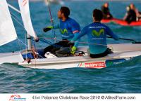 Jordi Xammar y Nicolás Rodríguez ganan la 41 Christmas Race en 470 Masculino 