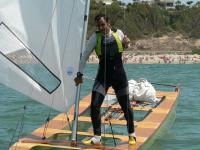 Juan Luis Paez se proclama campeón de Andalucia de Patín a Vela 2009