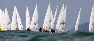 La Copa España Laser Radial comenzó en el Abra La Copa España Laser Radial comenzó en el Abra