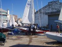 La falta de viento impidió comenzar el trofeo Nordeste para la clase  Snipe santanderina