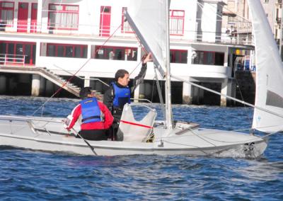 La flota de snipe de Santander no pudo completar la última regata del calendario