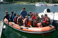 La flota francesa arriba a Baiona para disputar el Meeting Internacional de Optimist