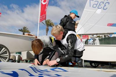 La mejor flota nacional e internacional de Optimist se cita en el Trofeo Euromarina de Torrevieja