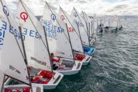 La Regata OptiGetxo en el Abra fue para Andrea Periotto, Diego Jáuregui y Adela Penide