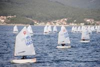 La Regata Sostenible RCM Aguete Trofeo Concello de Marín de Optimist, en la Ría de Pontevedra