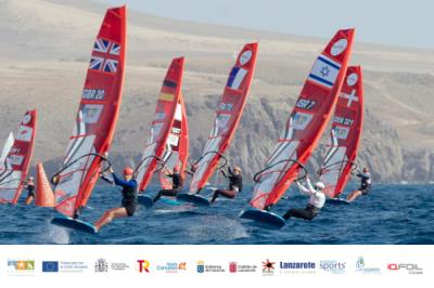 Lanzarote brilla en la primera jornada de los iQFOiL Games Lanzarote brilla en la primera jornada de los iQFOiL Games