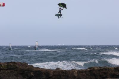 Las españolas vuelan por todo lo alto en el Mundial de Wingfoil de Gran Canaria Las españolas vuelan por todo lo alto en el Mundial de Wingfoil de Gran Canaria