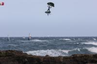 Las españolas vuelan por todo lo alto en el Mundial de Wingfoil de Gran Canaria