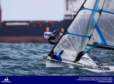 Las hermanas Munté empiezan segundas el europeo de 49er y Nacra 17