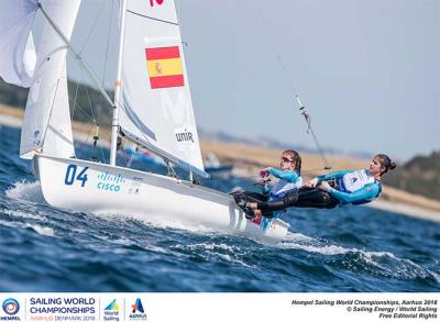 Los 470 españoles se mantienen en el Top 10 del mundial de vela Los 470 españoles se mantienen en el Top 10 del mundial de vela