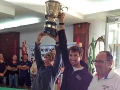 Los baleares Triay y Mas, campeones de España de Snipe Los baleares Triay y Mas, campeones de España de Snipe